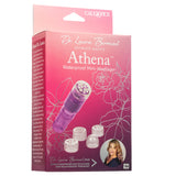 Dr Laura Berman Athena waterproof mini vibrator with interchangeable textured tips