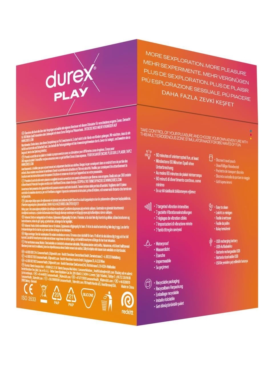 Durex Ergonomik, Kullanıcı Dostu Vibratör & Penis Halkası