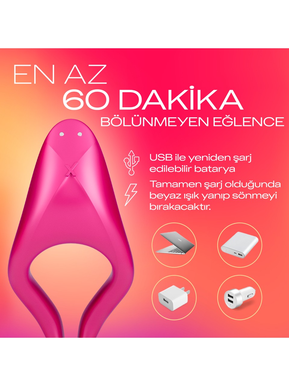 Durex Kolay Temizlenebilir Su Geçirmez Vibratör