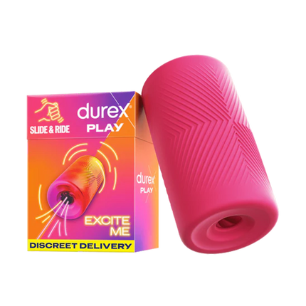Durex Manual Masturbator – Flexible, Waterproof, and Reusable Up to 50 Times!