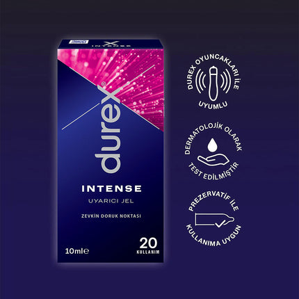Durex Intense Uyarıcı Jel 10ml - Desirex Teknolojili Isıtıcı ve Soğutucu Etkili Ürün