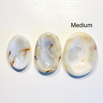 Elegant White Agate Dish – Mini, Small & Medium Sizes