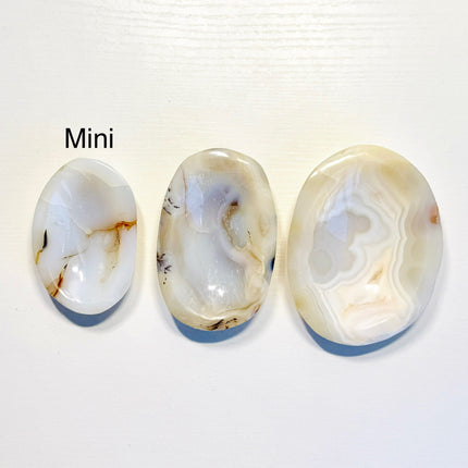 Elegant White Agate Dish – Mini, Small & Medium Sizes