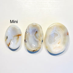 Elegant White Agate Dish – Mini, Small & Medium Sizes