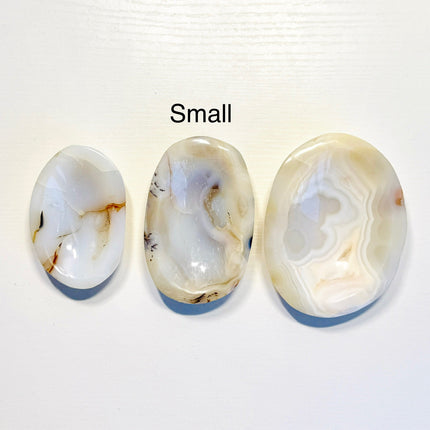 Elegant White Agate Dish – Mini, Small & Medium Sizes