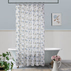 White-Blue Flower / 71x71