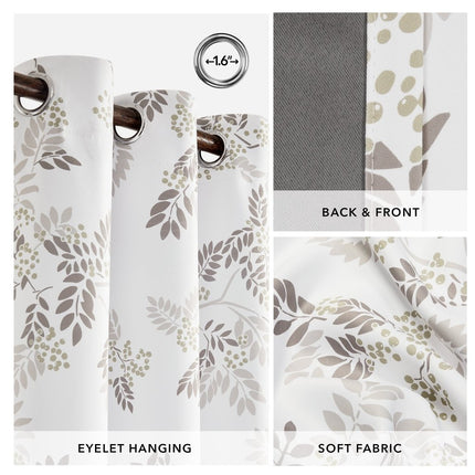 Farmhouse Mountain Ash Blackout Curtains