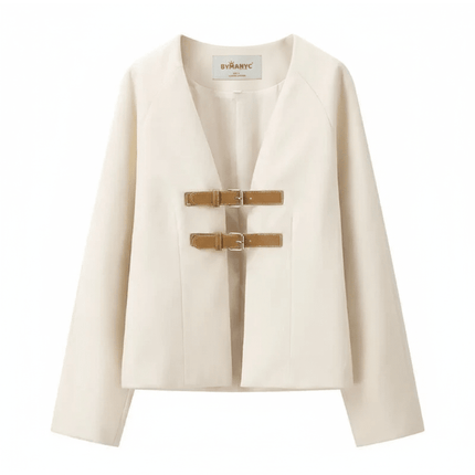 Faux Leather Blazer, Chelsea | Women - BYMANYC ® New York - Marcapon