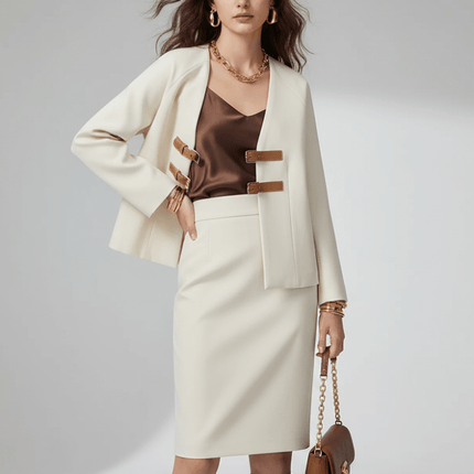 Faux Leather Blazer, Chelsea | Women - BYMANYC ® New York - Marcapon