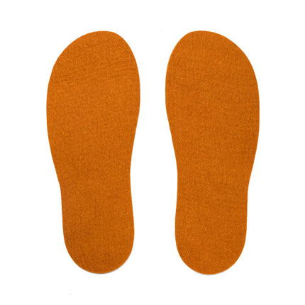 Kyrgies Wool Felt Insoles — Dark Colors, Extra Cushioning