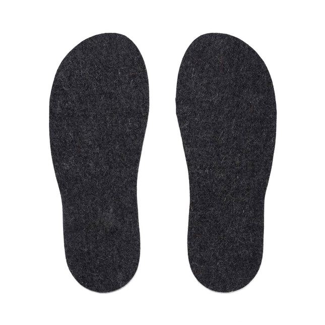 Kyrgies Wool Felt Insoles — Dark Colors, Extra Cushioning