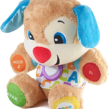 Müzikli, konuşan ve ışıklı bebek oyuncağı – Fisher-Price Eğitici Köpekçik