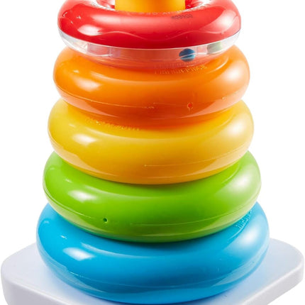 fisher-price renkli halkalar sıralama oyuncağı bebek eğitici