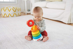 fisher-price renkli halkalar sıralama oyuncağı bebek eğitici