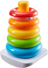fisher-price renkli halkalar sıralama oyuncağı bebek eğitici