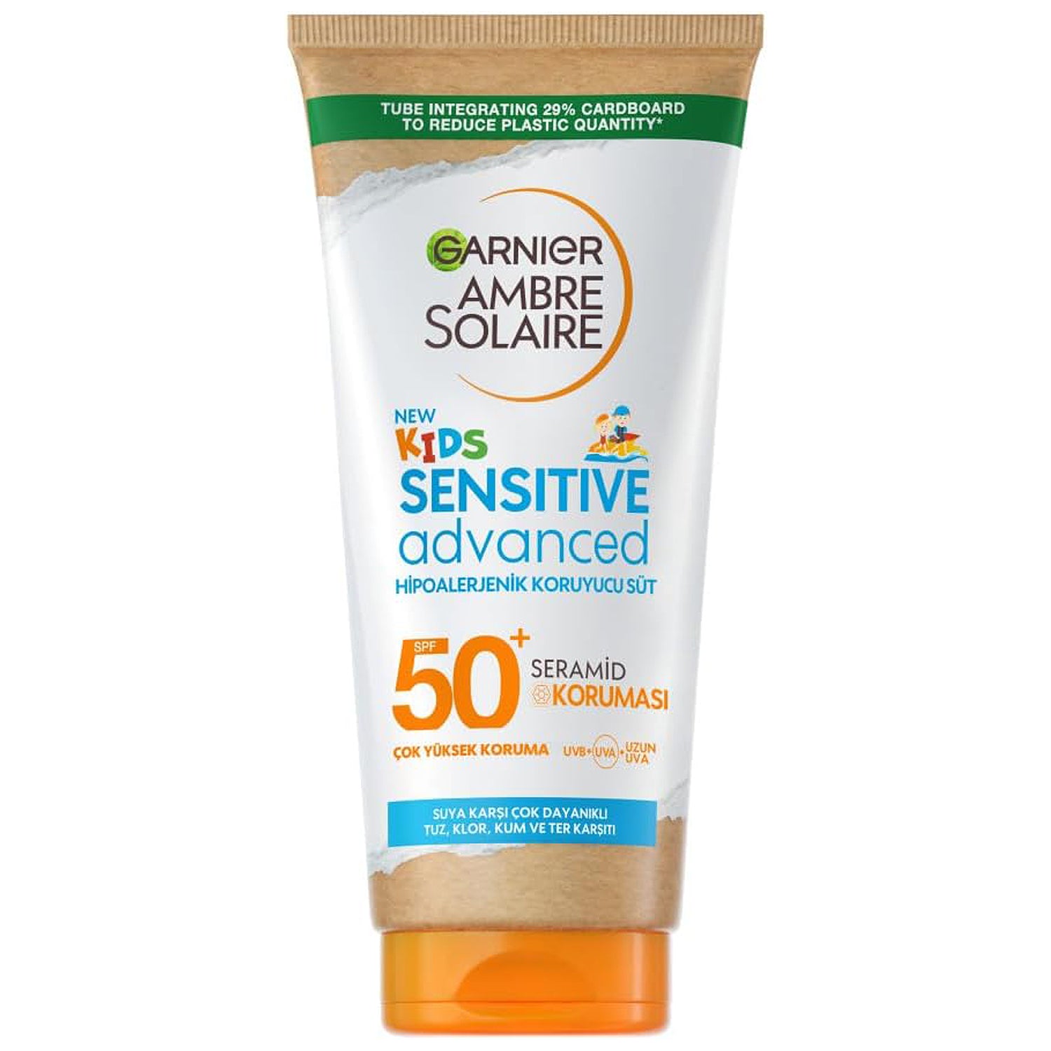 Garnier Ambre Solaire SPF50+ Sun Protection Milk – For Kids &amp; Adults
