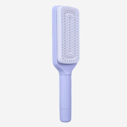 Girlies Self-Cleaning Hair Brush | Detangling Bristles & Scalp Massage for All Hair Types