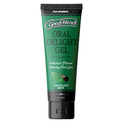 GoodHead Oral Delight Gel Chocolate Mint edible oral pleasure gel bulk 4oz