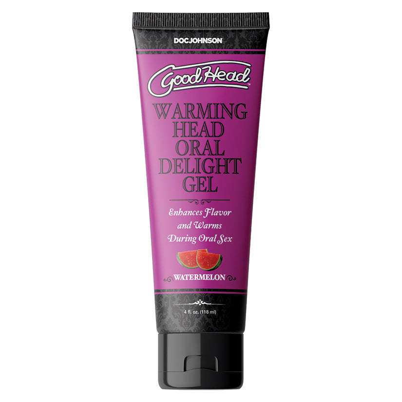 GoodHead Warming Oral Delight Gel Watermelon 4 oz bottle