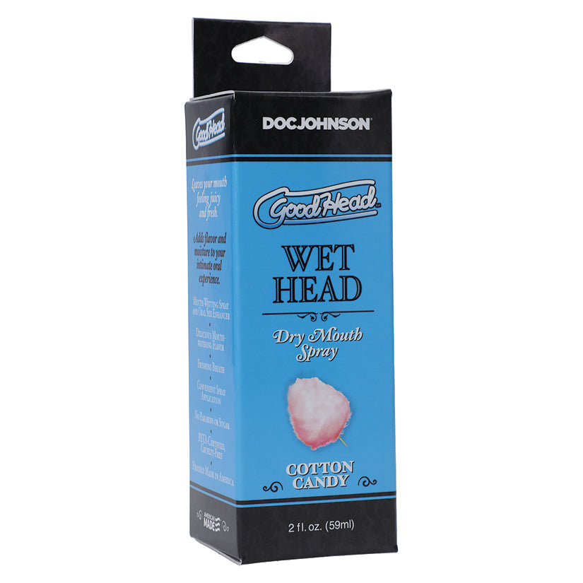 GoodHead Wet Head dry mouth spray cotton candy flavour 2 oz bottle