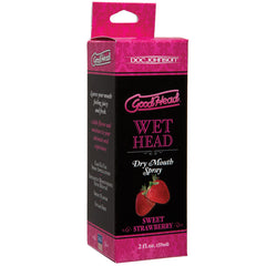 GoodHead Wet Head dry mouth spray strawberry flavour 2 oz bottle
