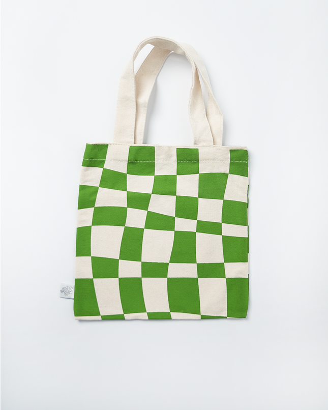 Little Chef Checkered Canvas Mini Tote