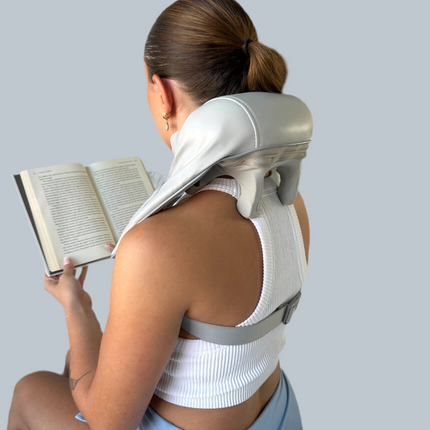 Healing Hands Deep Tissue Massager | 6-Head Bidirectional Kneading with Heat for Neck & Shoulders