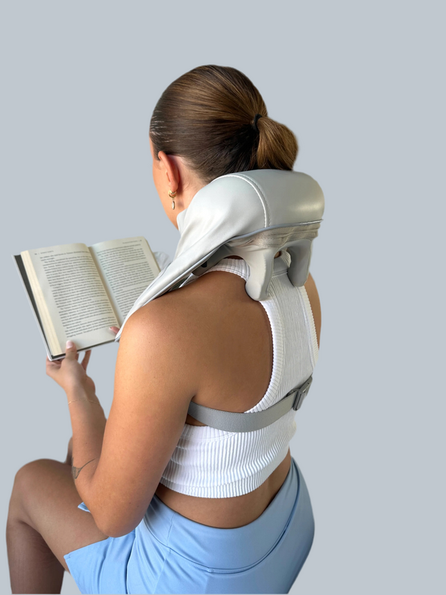 Healing Hands Deep Tissue Massager | 6-Head Bidirectional Kneading with Heat for Neck & Shoulders