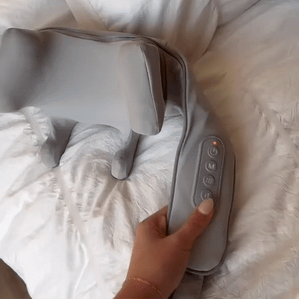 Healing Hands Deep Tissue Massager | 6-Head Bidirectional Kneading with Heat for Neck & Shoulders