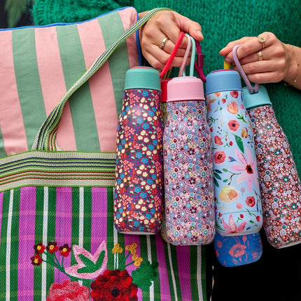 Stainless Steel Thermo Bottle | Floral Print