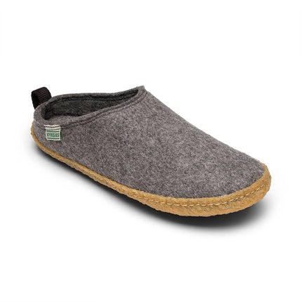 Kyrgies Outdoor Wool Slides — Natural Rubber Sole Slippers