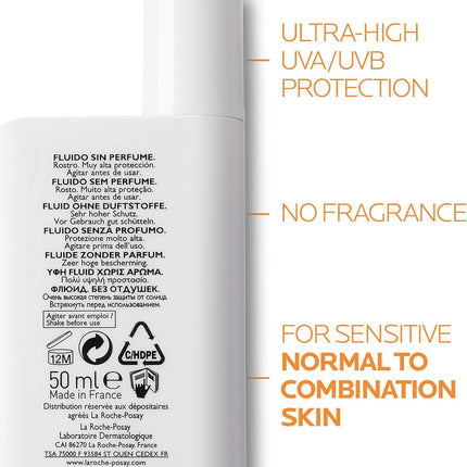La Roche-Posay Anthelios UVmune 400 Fluid SPF50+ — 50ml