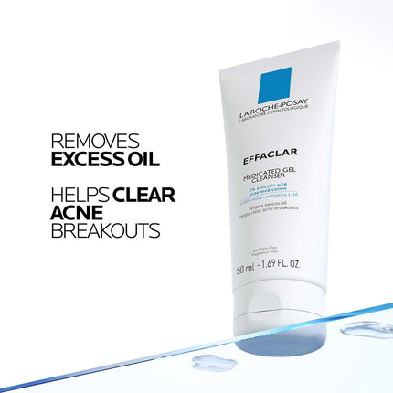 La Roche-Posay Effaclar Medicated Jel Temizleyici 200 ml | Akne Karşıtı Yüz Temizleyici