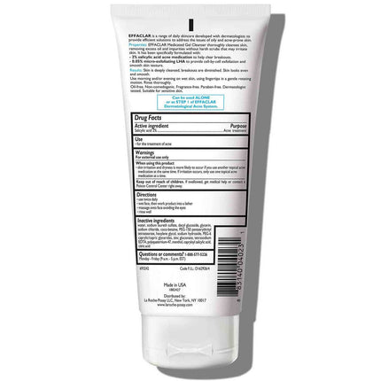 La Roche-Posay Effaclar Medicated Jel Temizleyici 200 ml | Akne Karşıtı Yüz Temizleyici