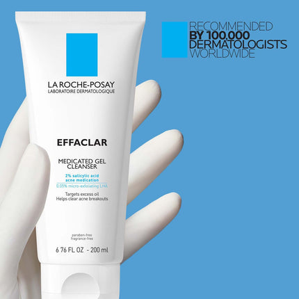 La Roche-Posay Effaclar Medicated Jel Temizleyici 200 ml | Akne Karşıtı Yüz Temizleyici