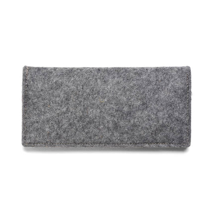 Kyrgies Wool Felt Travel Wallet — Passport & Checkbook Size