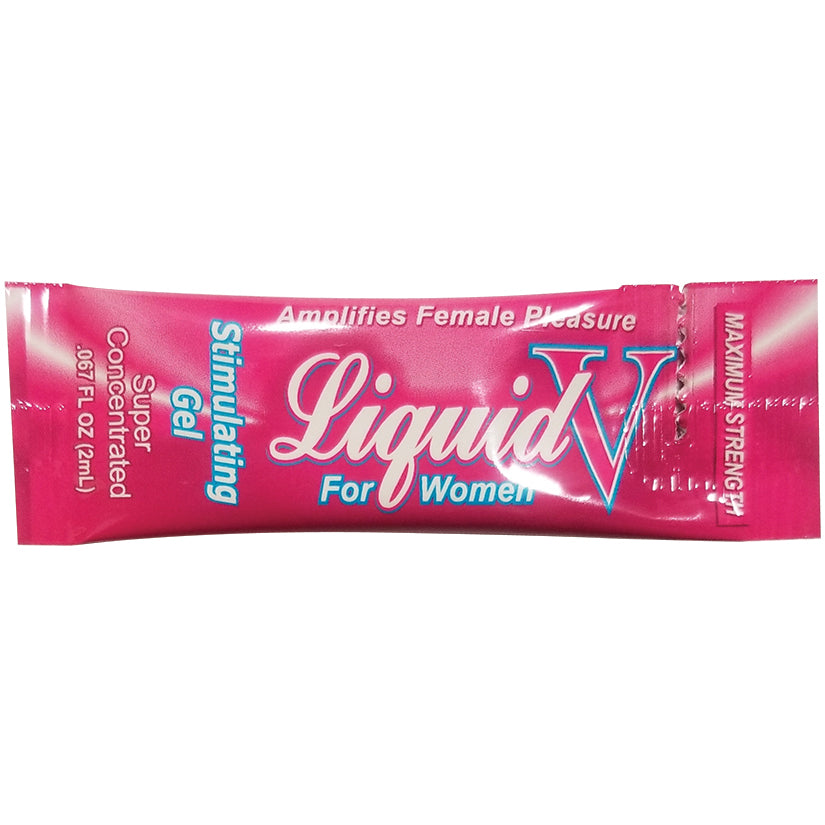 Liquid V for Women Stimulating Gel Foil single use packaging