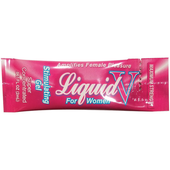 Liquid V for Women Stimulating Gel Foil single use packaging