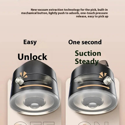 MagniHold DuoFold Magnetic Phone Holder | Vacuum Suction & N52 Magnet for Car, Desk & Home