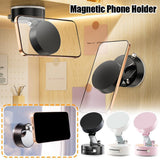 MagniHold DuoFold Magnetic Phone Holder | Vacuum Suction & N52 Magnet for Car, Desk & Home