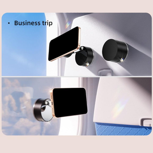 MagniHold DuoFold Magnetic Phone Holder | Vacuum Suction & N52 Magnet for Car, Desk & Home