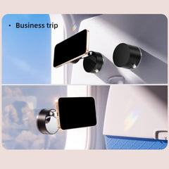 MagniHold DuoFold Magnetic Phone Holder | Vacuum Suction & N52 Magnet for Car, Desk & Home