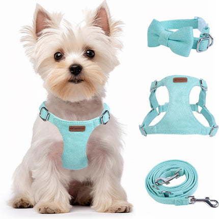 No Pull Puppy Harness and Leash Set – Soft, Escape-Proof, and Fully Adjustable!