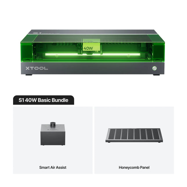 xTool S1 Enclosed Diode Laser Cutter | Professional Class 1 Safety Laser Engraver