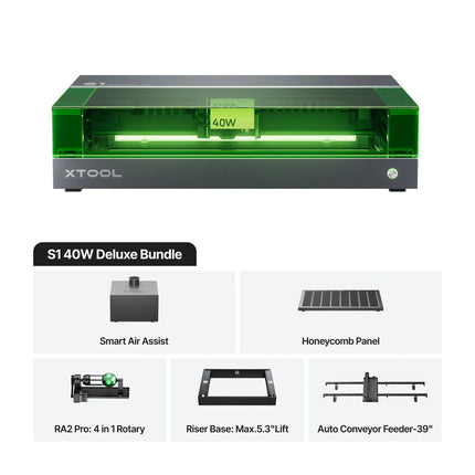 xTool S1 Enclosed Diode Laser Cutter | Professional Class 1 Safety Laser Engraver