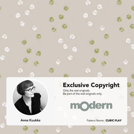 Modern Cubic Play Bedding Set