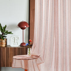 Modern Cubic Play Sheer Curtains