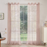 Modern Cubic Play Sheer Curtains