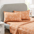 Orange-White Patchwork / Queen