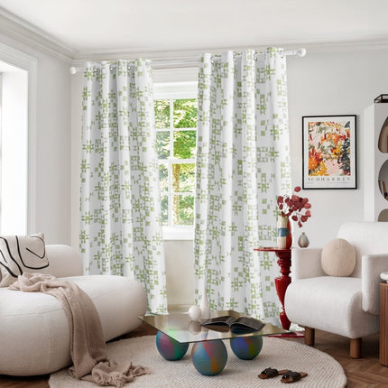 Modern Patchwork Blackout Curtains